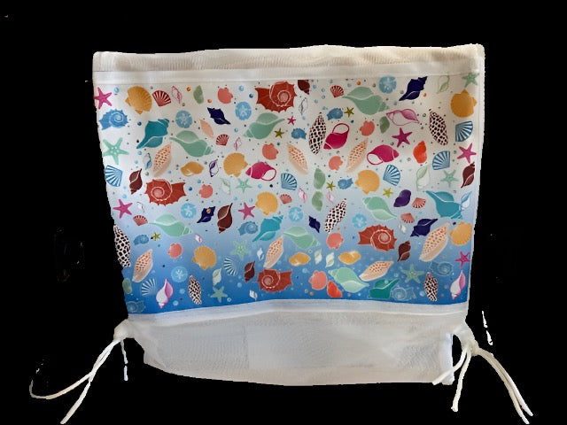 Shell-Thangs Drawstring Backpack Bag