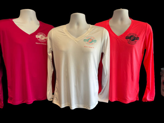 Woman’s V-Neck Long Sleeve Shirts