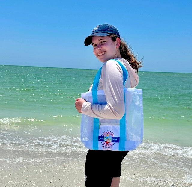 New Treasure Seekers Shell Tours Shell Bag - Teal